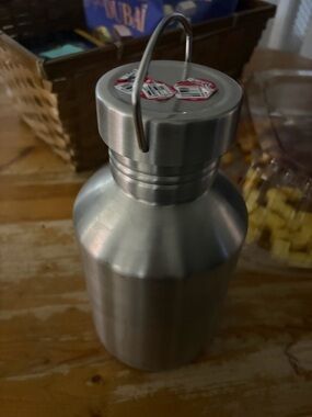 Stainless Steel FUCKASS Water bottle - Silver